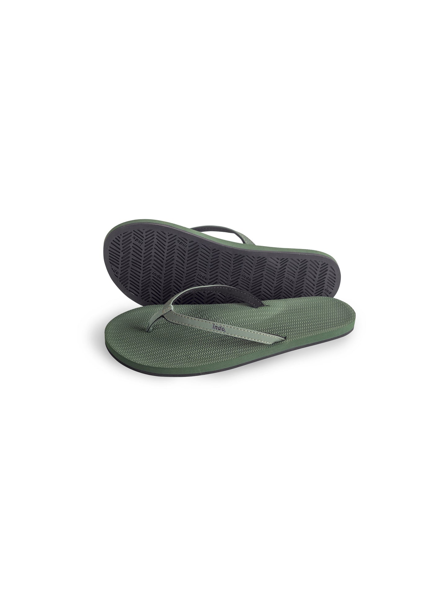 Womens ESSNTLS Thongs Full - Leaf