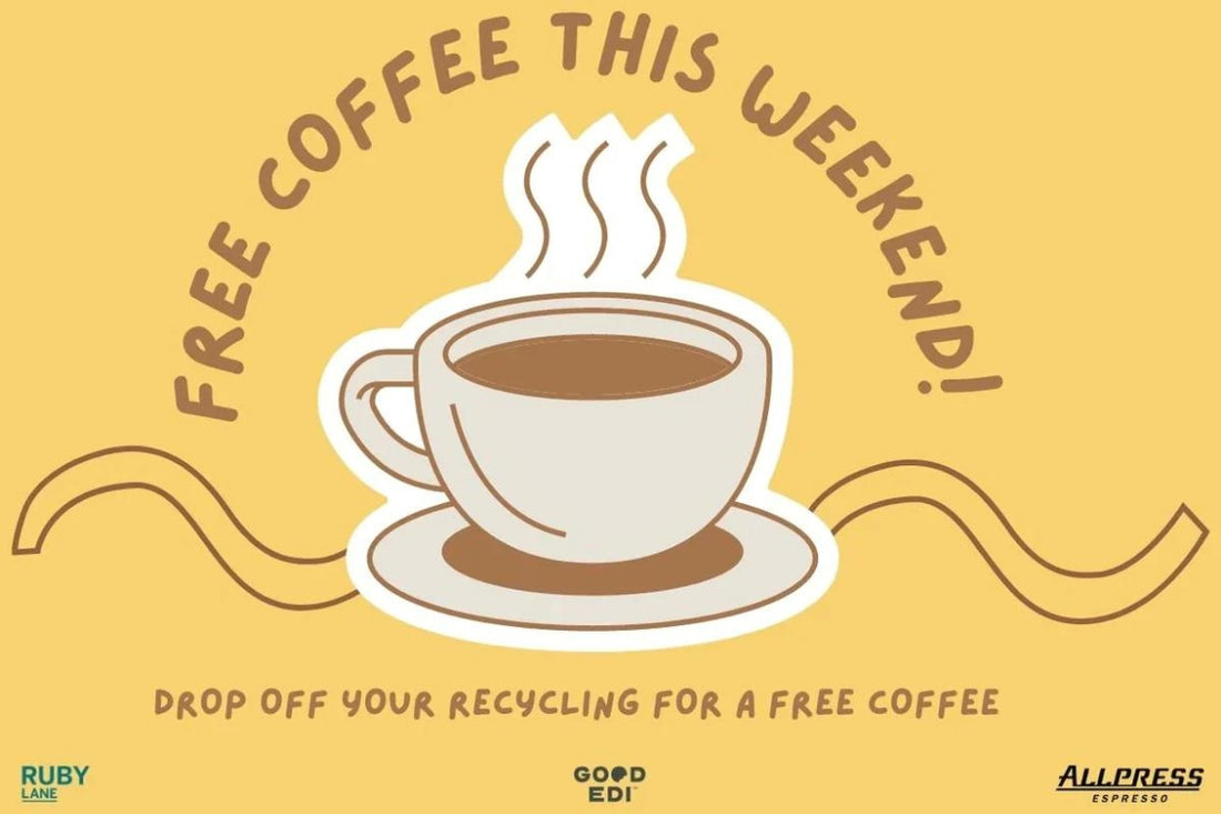 FREE COFFEE - HAPPY PLASTIC FREE JULY