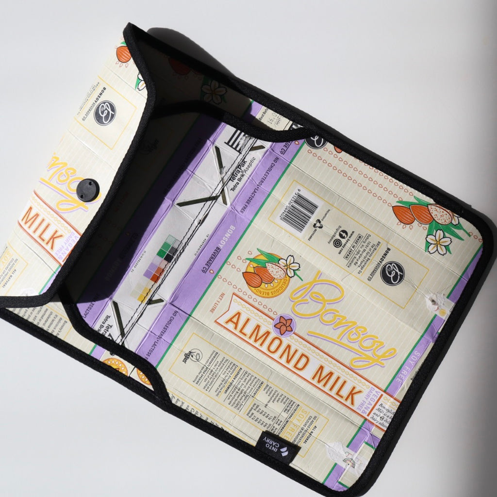 Nikki x INTO Carry - Bonsoy Almond Milk Laptop Cover 15inch - Exclusive to BLAEK Store