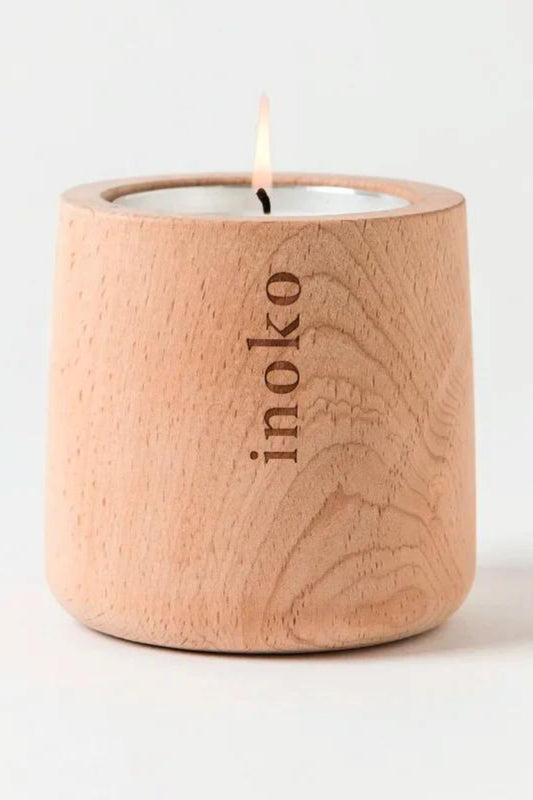 Timber Candle Vessel - Small