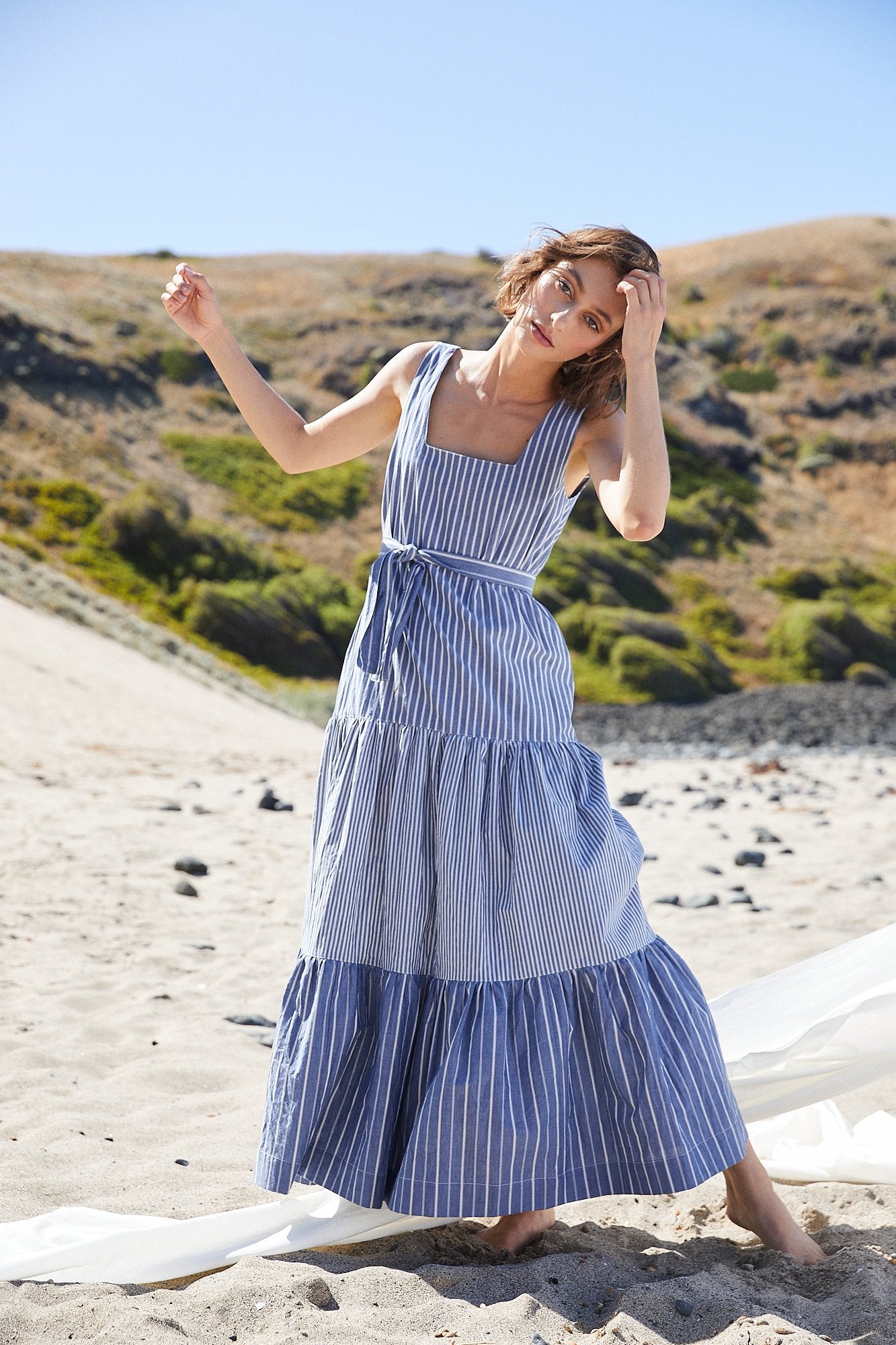Tier Dress - Blue