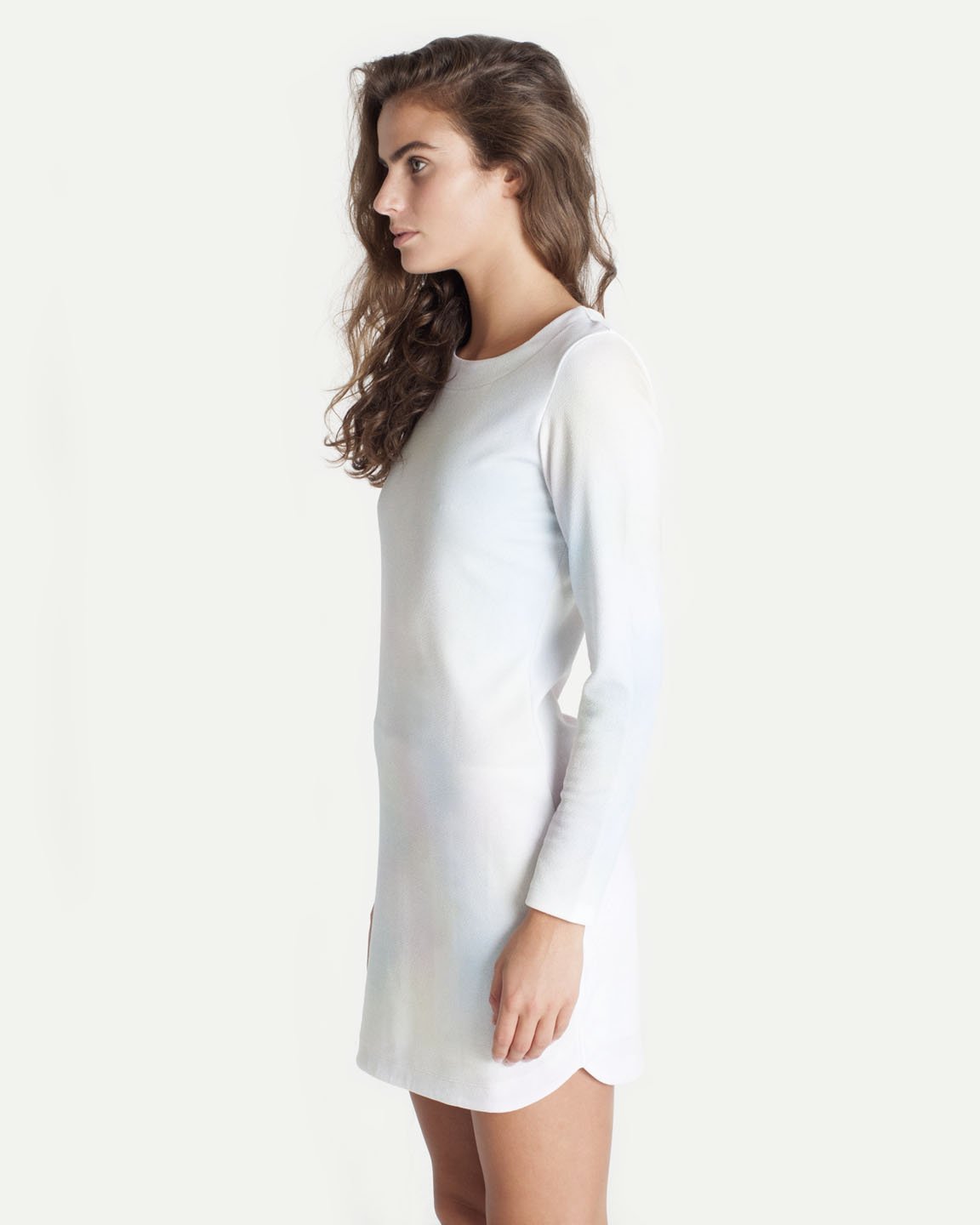 Scoop Hem Dress - Multi Noise